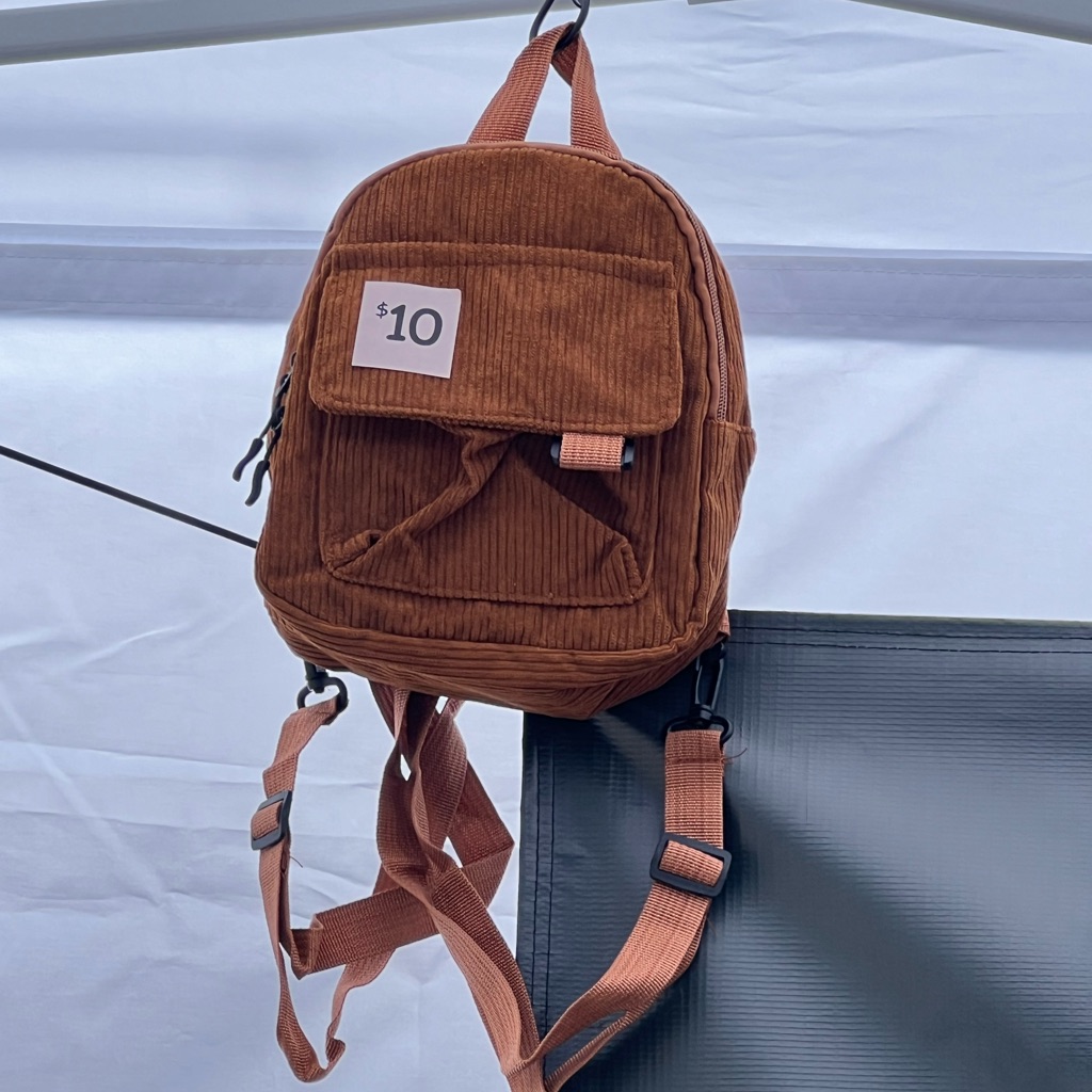 Brown Mini Backpack
